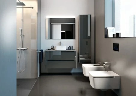 Dulap suspendat inalt Roca Inspira cu oglinda dreapta 40 x 30 x H160 cm 