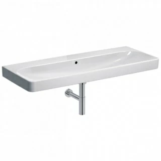 Lavoar Geberit Smyle Square suspendat 120x48xH16,5 cm fara orificiu de baterie