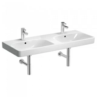 Lavoar dublu Geberit Smyle Square 120x48xH16,5 cm