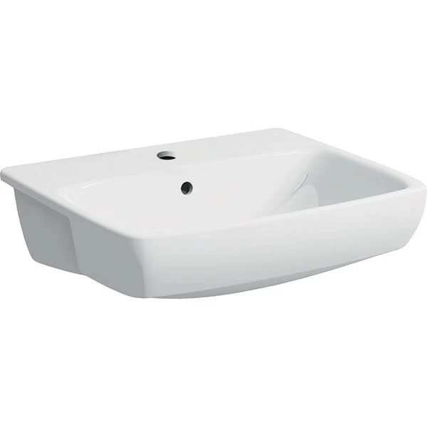 Lavoar Geberit Selnova Square semi-incastrat 55x44xH18,5 cm