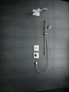Palarie dus Hansgrohe Raindance Rainfall cu 2 tipuri de jet