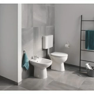 Vas WC Grohe Bau Ceramic pe pardoseala evacuare verticala 52x36xH40 cm