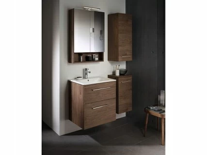 Set PROMO mobilier baza si lavoar Geberit Selnova Square 58,8x48xH63,5 cm maro