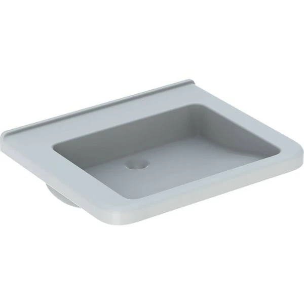 Lavoar suspendat Geberit Selnova Comfort Square 65x55xH16 cm fara preaplin si fara orificiu de robinet