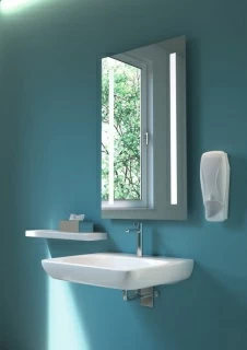 Lavoar suspendat Geberit Selnova Comfort Square 65x55xH16 cm fara preaplin