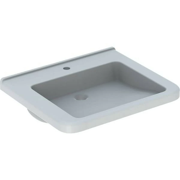 Lavoar suspendat Geberit Selnova Comfort Square 65x55xH16 cm fara preaplin