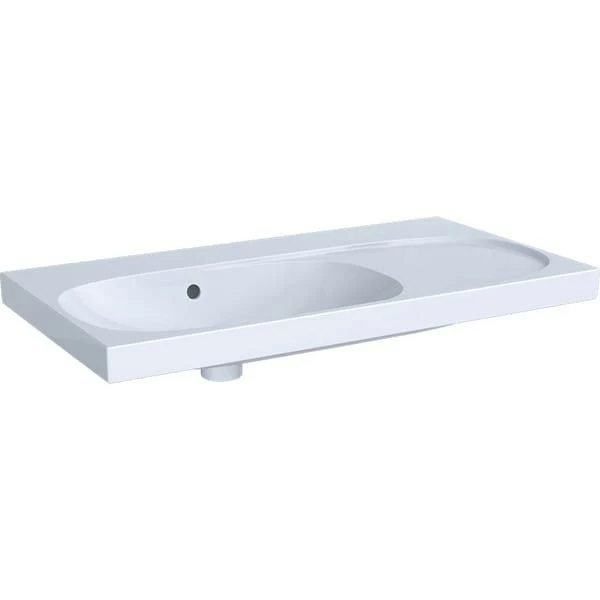 Lavoar Geberit Acanto blat dreapta fara orificiu baterie 90x40 cm
