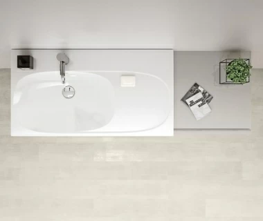 Lavoar Geberit Acanto blat dreapta 90x48 cm