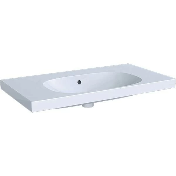 Lavoar Geberit Acanto cu blat 90x48xH17 cm fara orificiu baterie