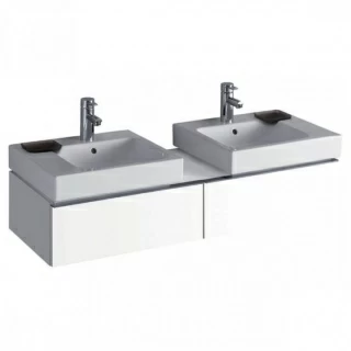 Lavoar Geberit Icon cu bol decorativ, blat dreapta 50x49xH15 cm