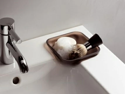 Lavoar Geberit Icon cu bol decorativ, blat dreapta 50x49xH15 cm