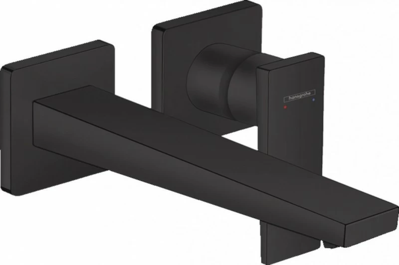 Baterie lavoar Hansgrohe Metropol 225 mm negru mat