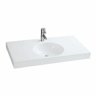 Lavoar Geberit Preciosa II cu blat 90x50xH17 cm fara preaplin