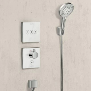 Baterie dus termostata Hansgrohe ShowerSelect bagno.ro imagine noua congaz.ro 2022