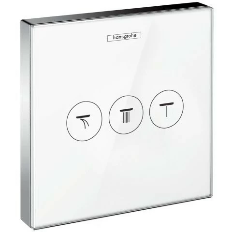 Divertor Hansgrohe ShowerSelect Glass pentru baterie dus cu 3 iesiri
