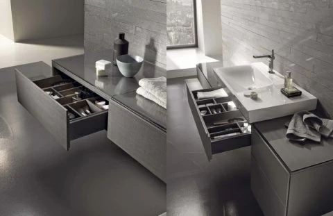Lavoar Geberit Xeno² 90x48xH14 cm blat dreapta
