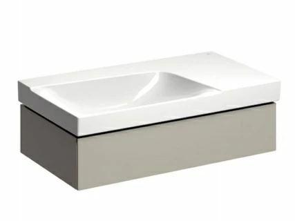 Lavoar Geberit Xeno² 90x48xH14 cm blat dreapta fara orificiu robinet/preaplin