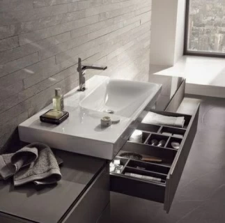 Lavoar Geberit Xeno² 90x48xH14 cm blat stanga