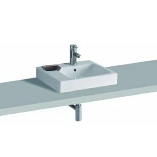 Lavoar pe blat Geberit Icon cu bol decorativ stanga