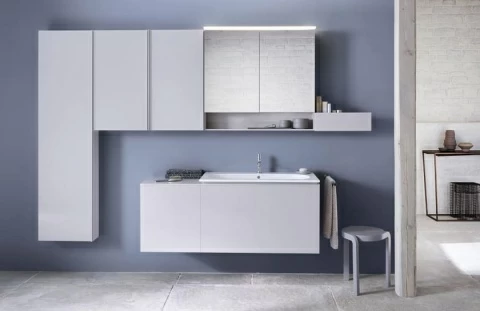 Lavoar pe mobilier Geberit Acanto 75x48xH17 cm