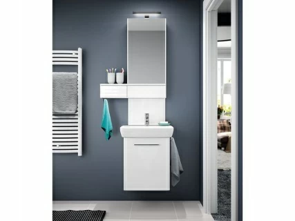 Mobilier Geberit Selnova Square alb lucios pentru lavoar 