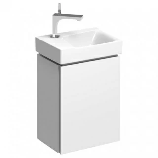 Mobilier Geberit Xeno² alb lucios pentru lavoar cu usa