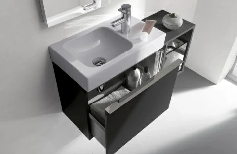 Mobilier Geberit iCon lava mat cu sertar pentru lavoar