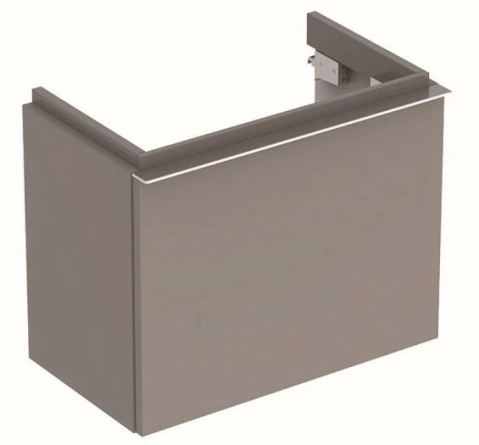 Mobilier Geberit iCon gri platin cu sertar pentru lavoar