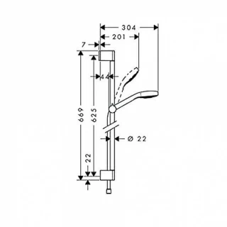 Set dus Hansgrohe Croma Select E 