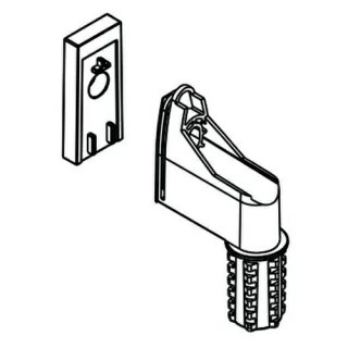 Distantier de perete Hansgrohe pentru bara de dus 