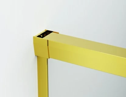 Usa de nisa batanta SanSwiss Cadura 75xH200 cm profil auriu, varianta stanga