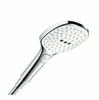 Set dus Hansgrohe Raindance Select E, alb/crom