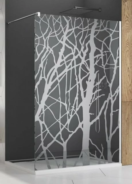 Cabina dus Walk-in SanSwiss Easy STR4P 120xH200 cm Tree