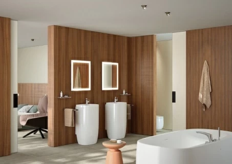 Lavoar Roca Beyond totem suspendat FINECERAMIC®