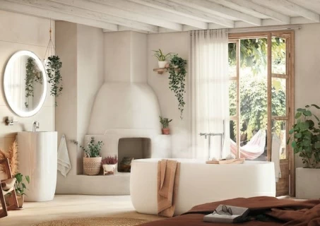 Lavoar Roca Beyond totem suspendat FINECERAMIC®