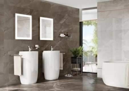 Lavoar Roca Beyond totem suspendat FINECERAMIC®