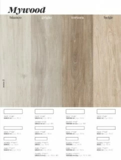 Gresie portelanata Sintesi MyWood Bianco Rectificata 121x30