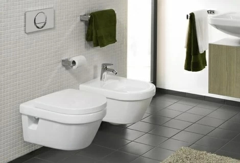 Set PROMO Villeroy&Boch Architectura vas WC Rimless Direct Flush si capac Soft Close 53x37xH33 cm