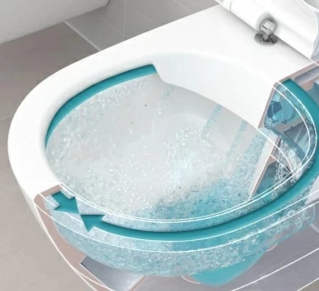 Set PROMO Villeroy&Boch Architectura vas WC Rimless Direct Flush si capac Soft Close 53x37xH33 cm