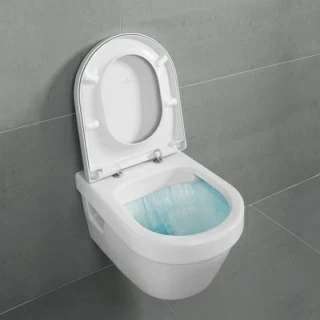 Set PROMO Villeroy&Boch Architectura vas WC Rimless Direct Flush si capac Soft Close 48x35xH34 cm