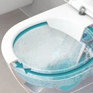 Set PROMO Villeroy&Boch Architectura Direct Flush vas WC Rimless si capac Soft Close 53x37xH36 cm