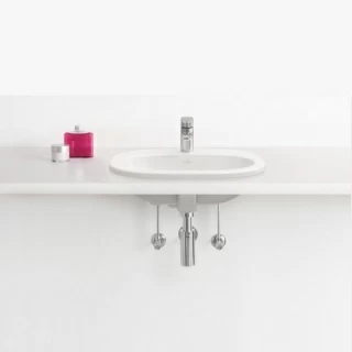 Lavoar incastrat Villeroy&Boch O.Novo 56x41 cm cu preaplin