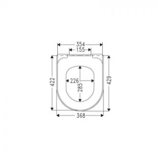 Capac WC Villeroy-Boch O.Novo Softclose