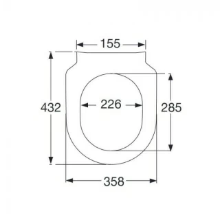 Capac WC Villeroy & Boch Subway Slim Softclose