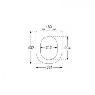Capac WC Villeroy & Boch Subway 2.0 Softclose Slim
