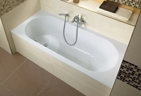 Cada incastrata Villeroy&Boch Oberon Quaryl 160x75 cm