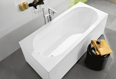 Cada incastrata Villeroy&Boch Oberon Quaryl 170x70 cm