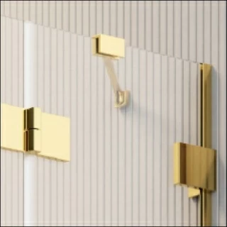 Cabina dus batanta Radaway Essenza Pro Gold PDD 90x90 cm