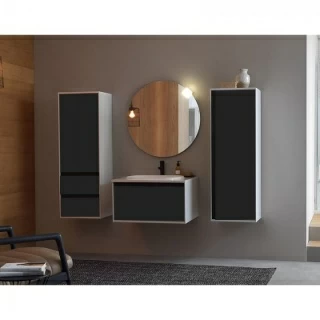 Dulap Kolpasan Pandora 130cm inalt suspendat negru