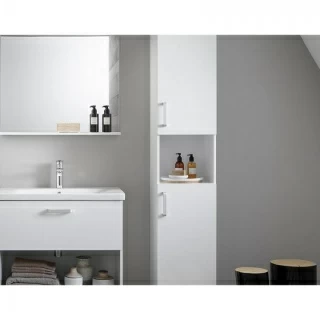 Dulap Kolpasan Evelin inalt suspendat 2 usi si polita 170cm alb